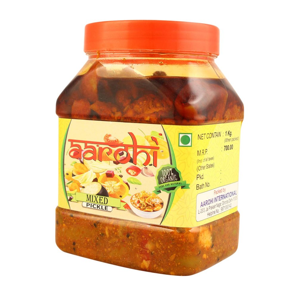 Aarohi Punjabi Homemade Flavour & Taste Pachranga Mix Vegetable Pickle(Low Oil & Salt) (900 Gram)