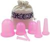 ACi Cupping Therapy Set, 7pcs Anti Cellulite Body and Facial Vacuum Suction Cups for Adult Home Use, Silicone Cellulite Massage Cups view 1