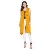 HYPERNATION Yellow Color Cotton Sleeveless Women's Shrugs(HYPW02941,XL) view 1