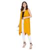 HYPERNATION Yellow Color Cotton Sleeveless Women's Shrugs(HYPW02941,XL) view 2