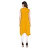 HYPERNATION Yellow Color Cotton Sleeveless Women's Shrugs(HYPW02941,XL) view 3