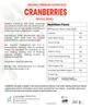 Leanbeing - Dried Cranberries (1kg), Rich in fiber | High in antioxidants | unsweetened view 2