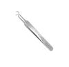 Blackhead Tweezer - Professional Curved Steel Tip Surgical Comedone & Splinter Extractor By Rapid Vitality. Ideal Blemish & Acne Remover Tool Means Flawless Facial Skin (Stainless Steel) view 1