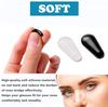 12 Pairs Adhesive Eye Glasses Nose Pads, Water-Drop Shape Stick on Anti-Slip Soft Silicone, Adhesive Nose Pads Glasses Nose Pad for Glasses, Eyeglasses and Sunglasses 2.5mm Black view 3