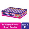 Mentos, Strawberry Flavour, Chewy Candy Stick Pack, 655.2 Gram- Pack of 18 view 3