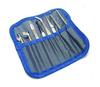 ATAR SET 8 TWEEZERS INCLUDING 4 NON-FIBER GRIP TWEEZERS, 2 PRONGS & 2 FIBER GRIP CROSSLOCK TWEEZERS WITH CASE view 4