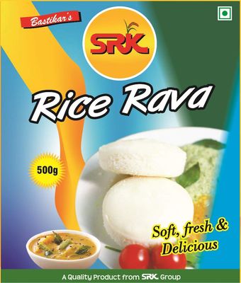 SRK Rice Idly Rava 500 gm/Half kg (Pack of 3)