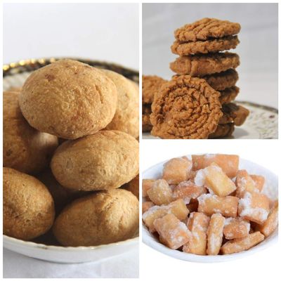 Anuvan Feel The Utsav Special Combo / Utsav Serving Try Food Chakali 400G + Pethe 400G + Mini Kachori 200G (1000G)