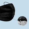 GreatDio RSM 3 Layer Non-Woven Fabric Disposable Medical Surgical Face Mask With Nose-Pin (Black, Without Valve, Pack of 25) for Unisex view 3