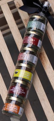 ARTISAN PALATE TASTERS STACK SMALL JARS 40 GRAMS EACH 6 FLAVOURS