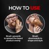 Beardo 100% Boar Bristle Beard Brush | Wooden Beard Grooming Brush for Men | Detangles & Styles Frizzy Beard | Travel-Friendly Ergonomic Design view 4