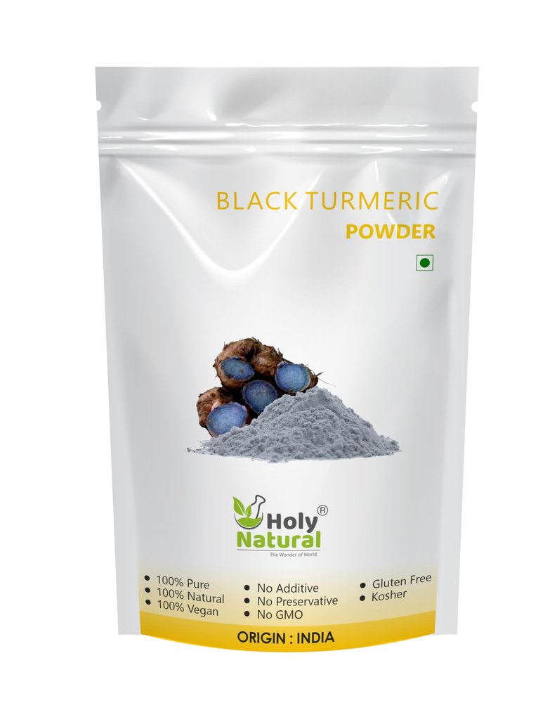 Holy Natural Black Turmeric Powder - 100 GM | Curcuma Caesia (Kali Haldi) | Pure, Natural & Dried Root Powder