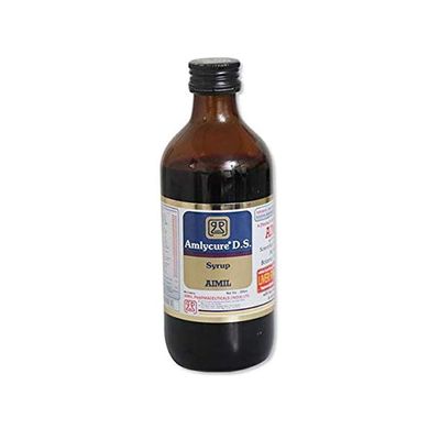 AIMIL Amlycure D.S. Syrup for Liver Health Natural Liver Herbal Tonic 200 ML (Pack of 2)