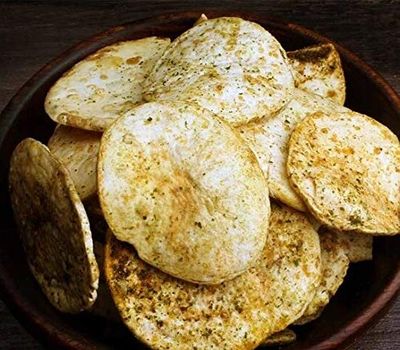 AnuvanFeel The Utsav Special Namkeen-Falhari Food-Aloo Podina Chips/Aloo Podina Sticks/Pudina Punch-( (200)