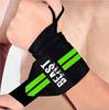 Weight Lifting Gym Gloves Thumb Loop Wrist Support for Men Women Green- Free Size by GymWar view 2