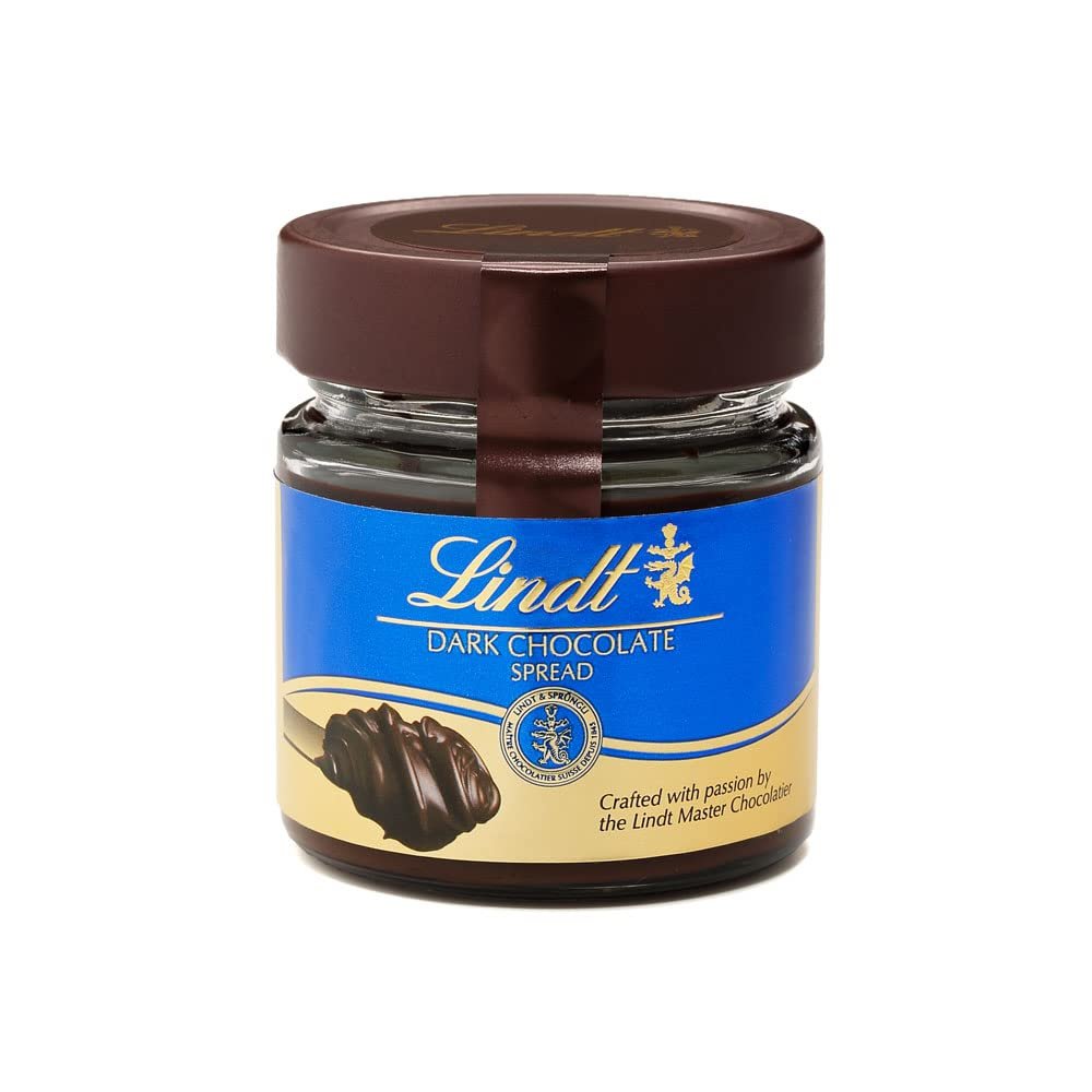 Lindt Dark Chocolate Spread, 200 g - Made with Lindt 70% Dark Chocolate and No Palm Oil