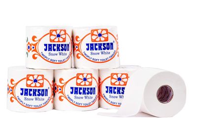 Jackson Toilet Paper Super Jumbo Size (Pack Of 6) Roll 550 Pulls/Roll 175gms/Roll Guaranteed White