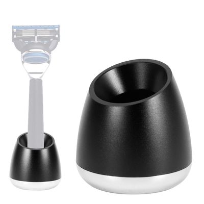 Zerodis Aluminum Men's Manual Beard Shaving Razors Stand Safety Shaver Holder Non-Slip Shaver Rack Base Accessory