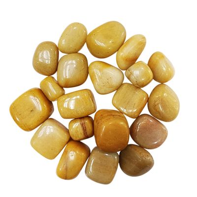 9Dzine Yellow Aventurine Crystal Stone 100 Gm Natural Raw Tumble Stones Yellow Aventurine Tumbled Gemstone Pebble for Reiki Healing Vastu Correction Stones Crystal at Home Dcor