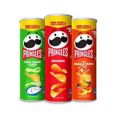 Kellogg's Pringles Game On Pack, 3 x 321 g