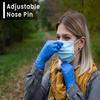 DALUCI Nonwoven Fabric Disposable 3Ply Surgical Face Mask (Blue, Without Valve, Pack of 100) for Unisex view 4