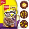 Kellogg's Chocos Moons & Stars, with Whole Grain, Source of Fibre, High in Calcium & Protein, with 10 Essential Vitamins & Minerals, Breakfast Cereals, 375g Pack view 3