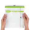 REUSABLE STORAGE BAGS by Smelly Proof, Large HEAVY DUTY 5-mils US-Made BPA FREE, NO PEVA, Dishwasher-Safe Reusable Freezer Bags CLEAR FLAT Quart 10" x 8.5" 5pk view 2