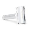 Hajamat Scythe Double Edge Safety Razor for Men| Stainless Steel Shaving Razor for Men | Classic Single blade razor | Traditional closed comb metal razor| Chrome finish | Fits all double edge blades view 1