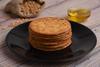 Lemor Bhakhri (400 Gms, 2 Packs of 200 Gms Each) | Whole Wheat Bhakri | No Maida Bhakri | Crispy Gujrati Indian Snacks (Methi) (Coriander) view 3