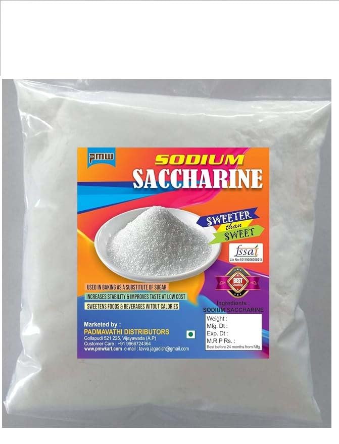 Pmw - Sodium Saccharine - Jar Pack - 100 Grams - Artificial Sweetener