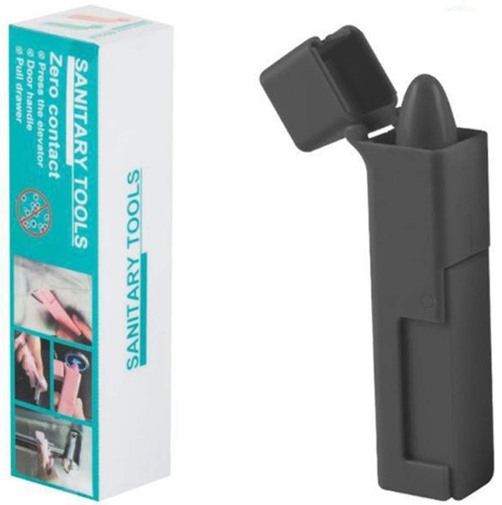 Areo Non-Contact Sanitary Tools for Opening The Door & Pressing Elevator Button Contact Free Handheld Rod Prevent Direct Contact for Public Places Working Outdoor Activities Set of 2