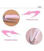 Delidge Mini Brow Class Cutting Scissors Eyebrow Trim Trimming Cutter Style Beauty Comb view 2