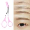 Delidge Mini Brow Class Cutting Scissors Eyebrow Trim Trimming Cutter Style Beauty Comb view 3