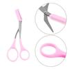 Delidge Mini Brow Class Cutting Scissors Eyebrow Trim Trimming Cutter Style Beauty Comb view 4