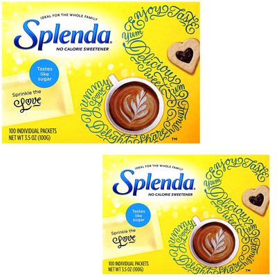 NOTTACIA Splenda No Calorie/Sugar Free Sweetner/for Diabetic 100 Packets Pack of 2