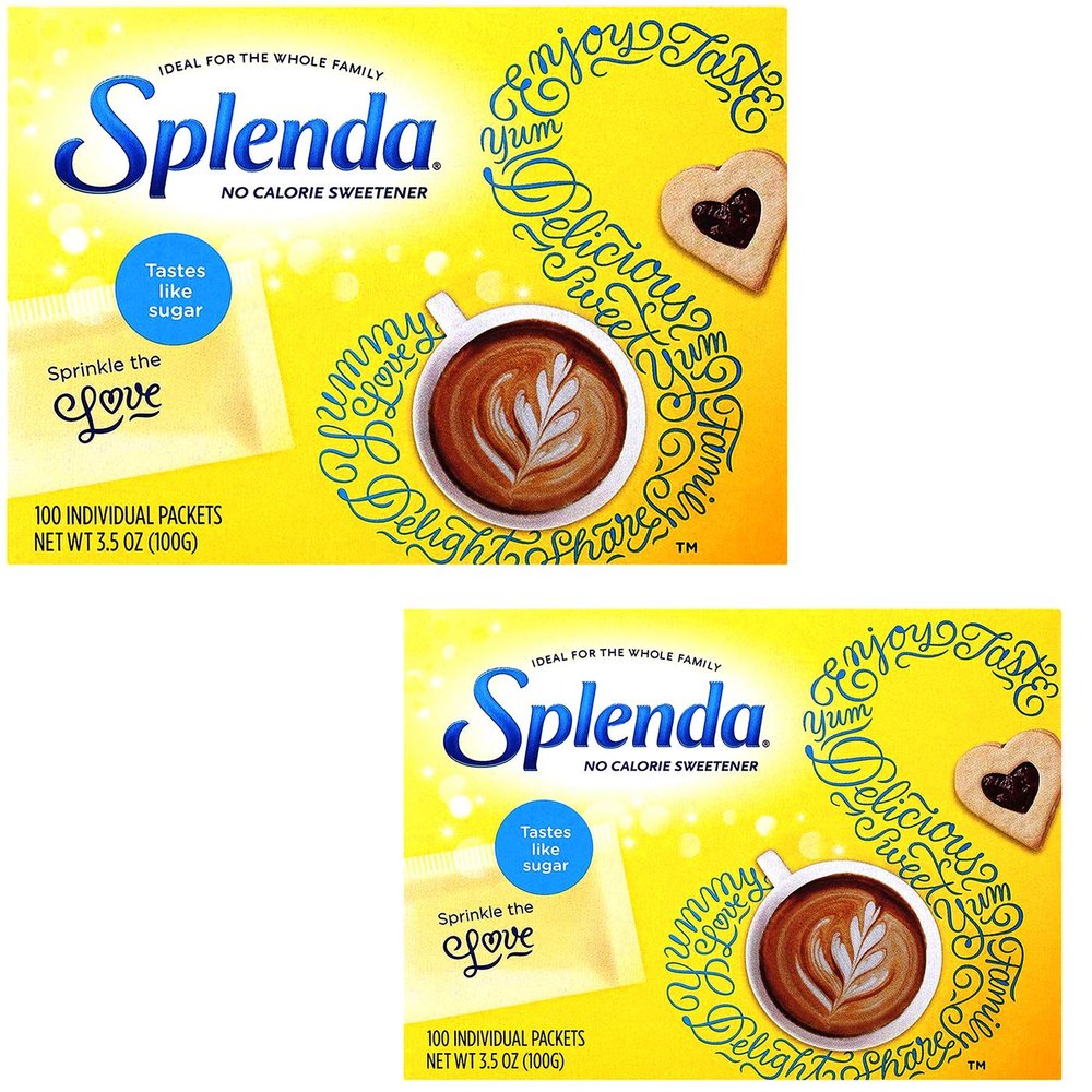 NOTTACIA Splenda No Calorie/Sugar Free Sweetner/for Diabetic 100 Packets Pack of 2