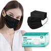 100 Pcs Disposable Face Masks, 3 Ply Face Masks Black Disposable Mask view 1