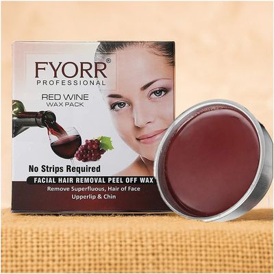 Fyorr Facial Katori Peel-Off Wax Red Wine-80gm