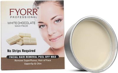 FYORR Women Facial Katori Peel-Off Wax White Chocolate- 80 Gm