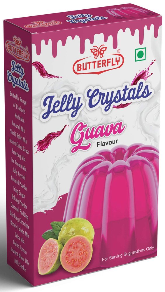 Butterfly Instant Jelly Crystals, 100g (Guava)