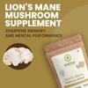 Rooted Actives Lions Mane mushroom Extract (60 g) | Memory, Focus, Brain Powder & Nerve Health, 38% Beta Glucans view 3