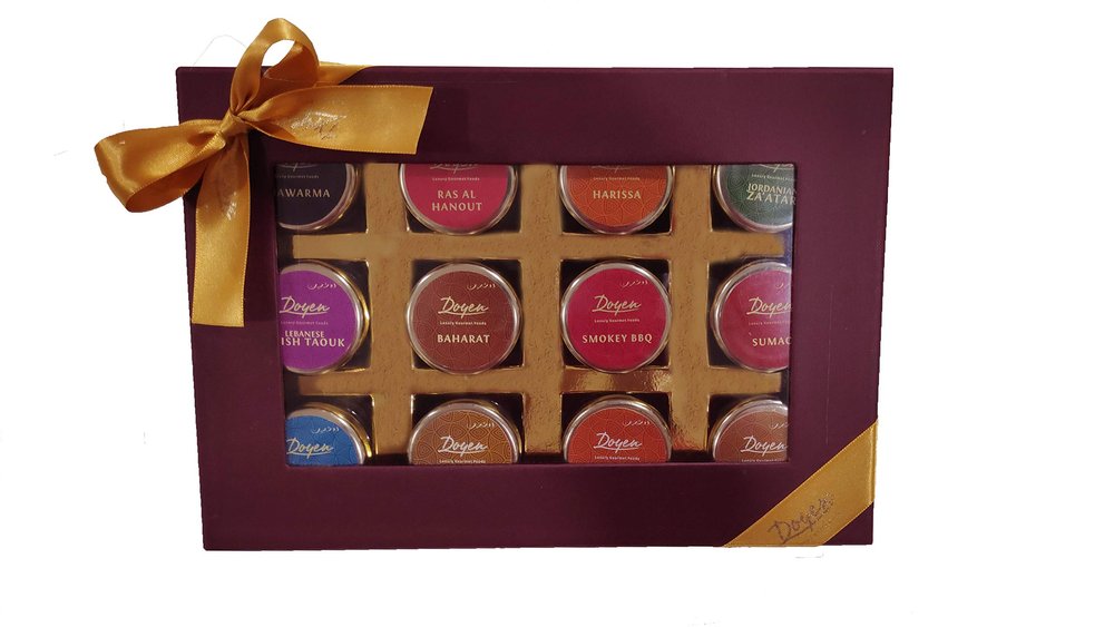 Doyen Flavours of Middle East Seasoning Gift Box - Contains 12 Exotic Seasonings