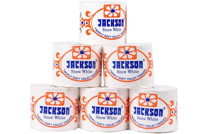 Jackson Toilet Paper Super Jumbo Size (Pack Of 12) Roll 550 Pulls/Roll 175gms/Roll Guaranteed
