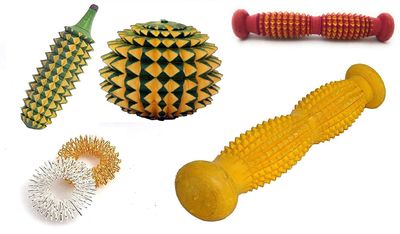 ACi Acupressure Massager Pointed Spiked Single Roller - Total Health
