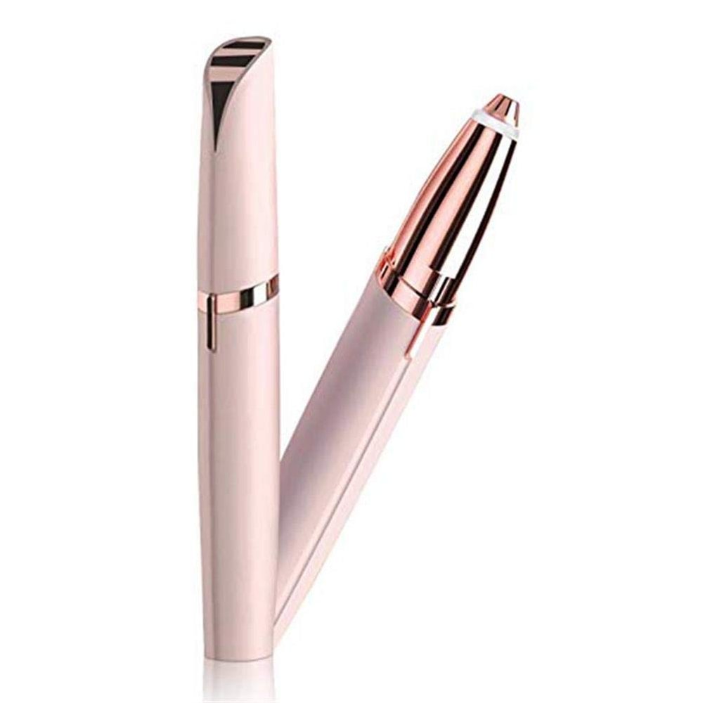 JRT Electric Eyebrow Facial Hair Remover Painless Trimmer for Smooth Finishing Battery Not Included (Multicolour)