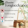 Bamboo Toothbrush Charcoal activated soft bristles | NATURAL (Pack of 2 With 2 organic tongue cleaner) view 4