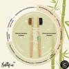 Bamboo Toothbrush Charcoal activated soft bristles | Pack of 4 with 2 Toothbrush Stand view 3