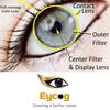 EYCOG Monthly 2 Pair Brown-Hazel Colored 0 Power Contact Lenses for Eyes Men and Women view 2