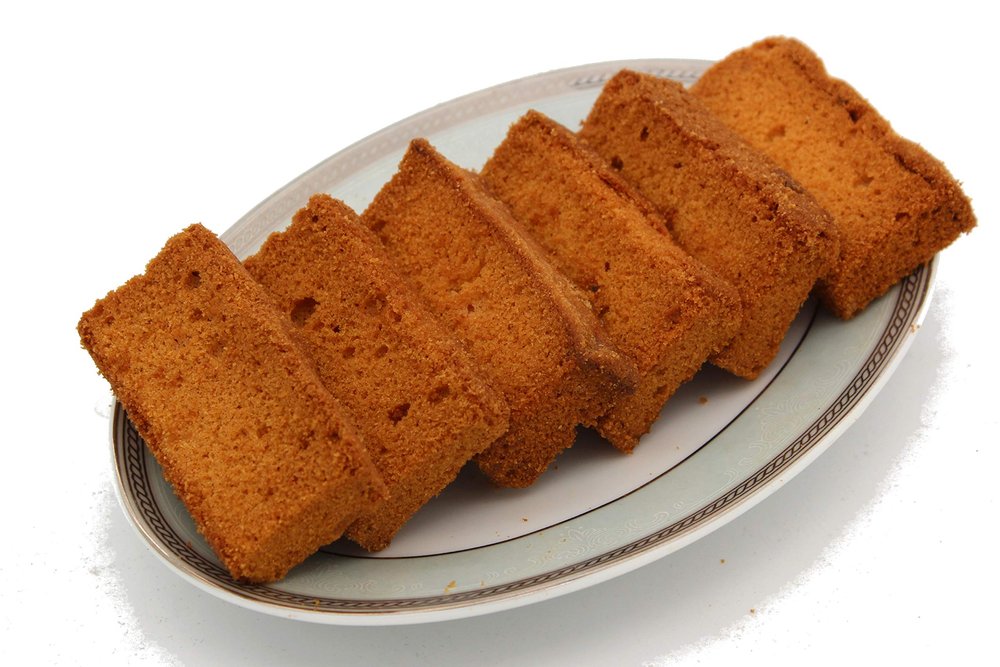 Biskutwala Old Delhi's Famous Fresh Crispy Soft Egg Cake Rusks (500 Grams) [Contains Egg]