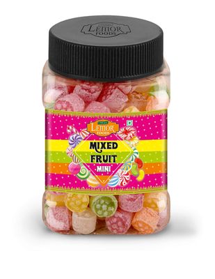 Lemor Fruit Candy Sugar Candy Flavored Khatti Mithi Goli Sugar Boiled Candy for Kids and adults (165 gms) Mint Candy For Kids And Adults (Mixed Fruit candy)